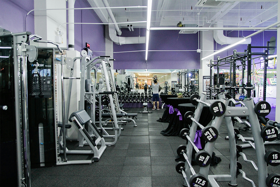 Commercial gym lighting ideas